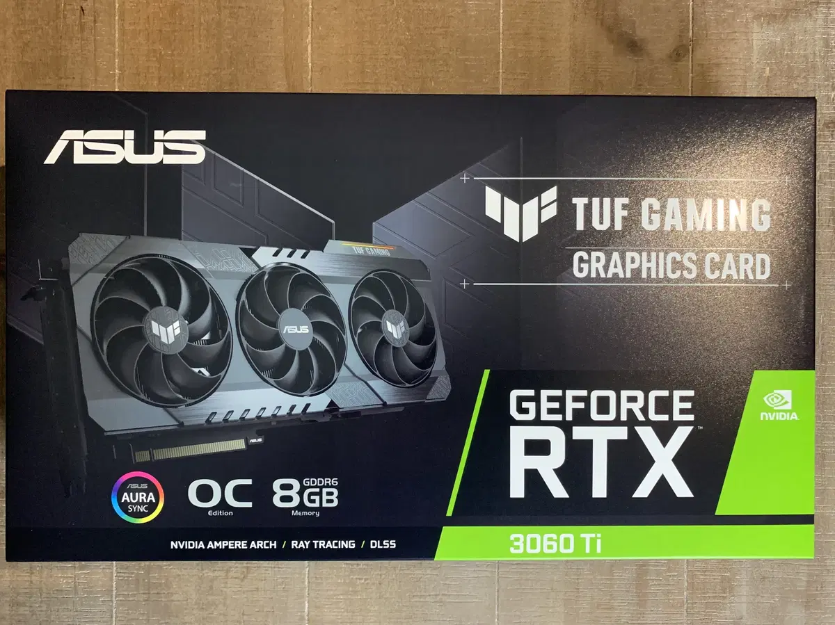 에이수스 RTX3060 ti 그래픽카드 TUF Gaming (박스 x)